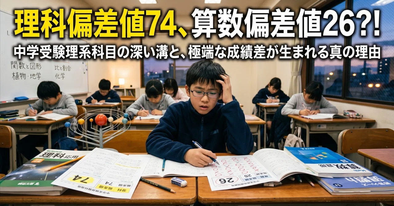Science Deviation Score 74, Math Deviation Score 26?! The Deep Divide ...