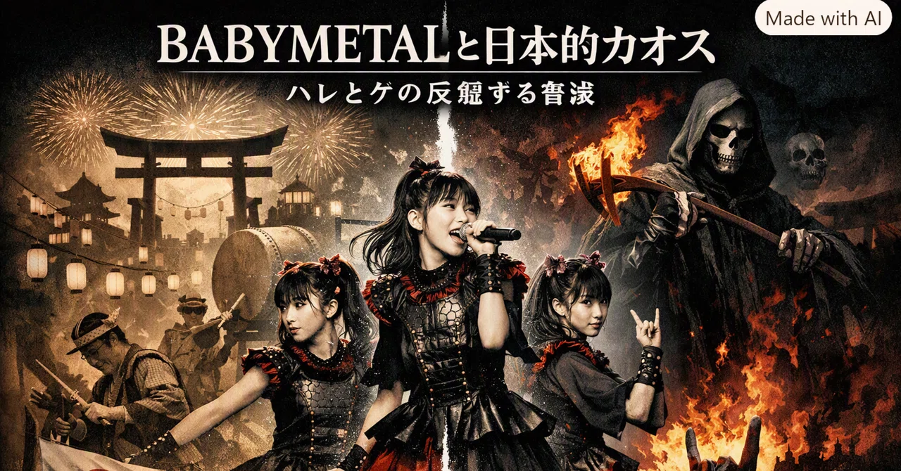 BABYMETAL과 일본적 카오스: 하레와 케가 반전되는 음악