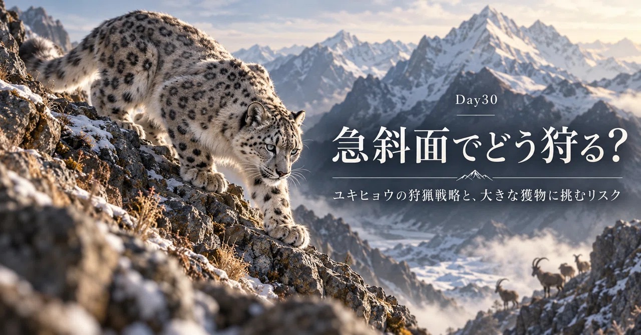 Types Of Slopes Day 30 | How to Hunt on Steep Slopes? — Snow Leopard Hunting Strategies ...