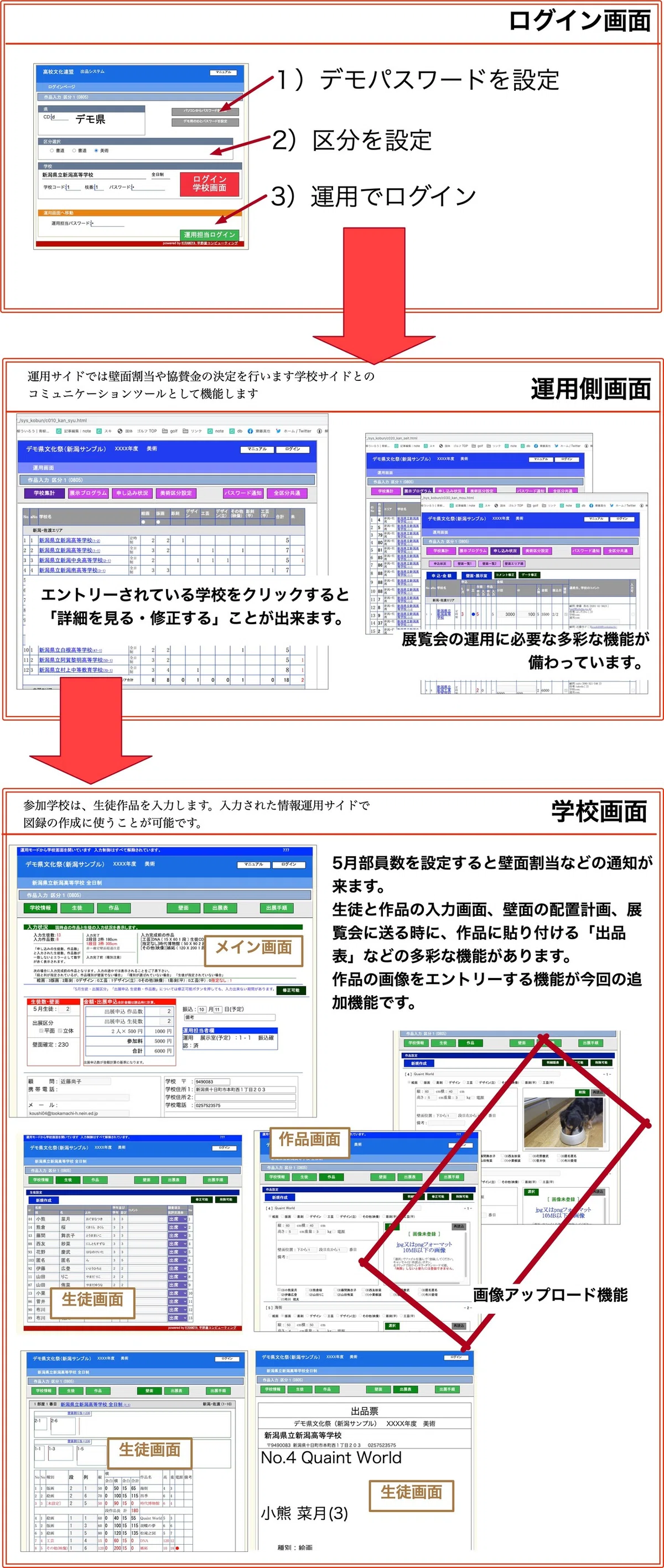 画面推移