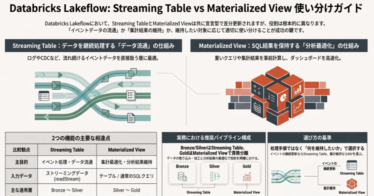 Databricks: What is the difference between Streaming Tables and ...