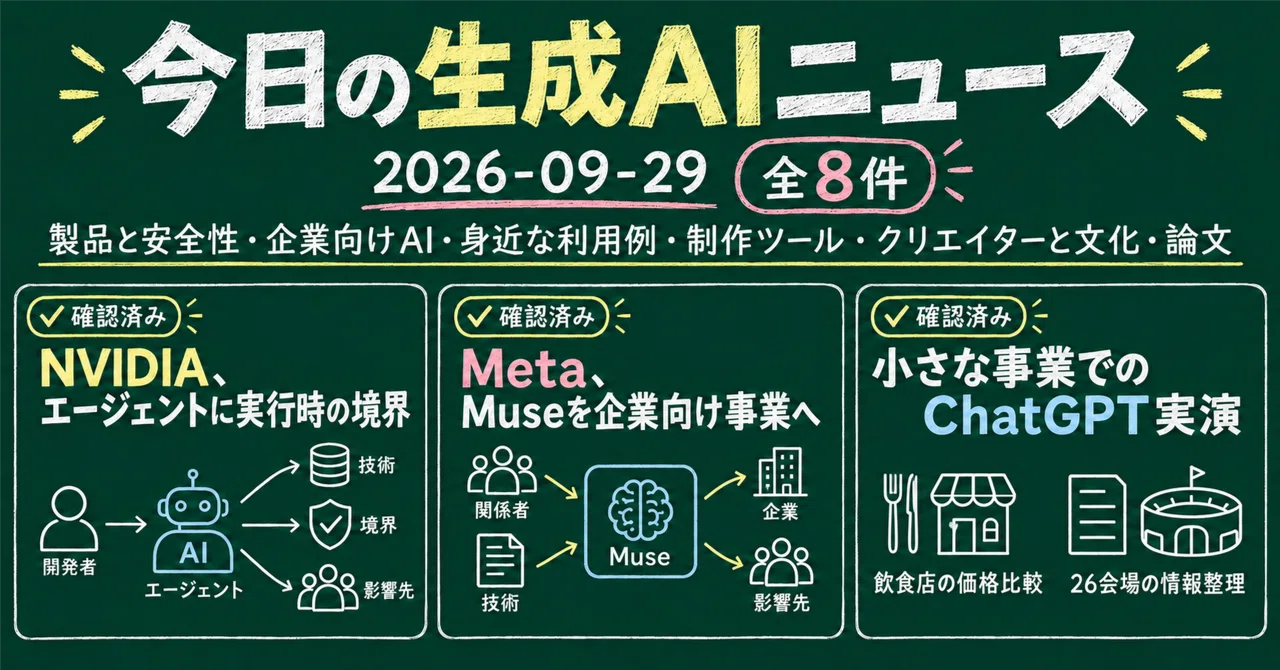 iiiiiy【iiiiiy様以外の方は購入しないでください】 AI News - 2026年09月29日｜Kaiyu