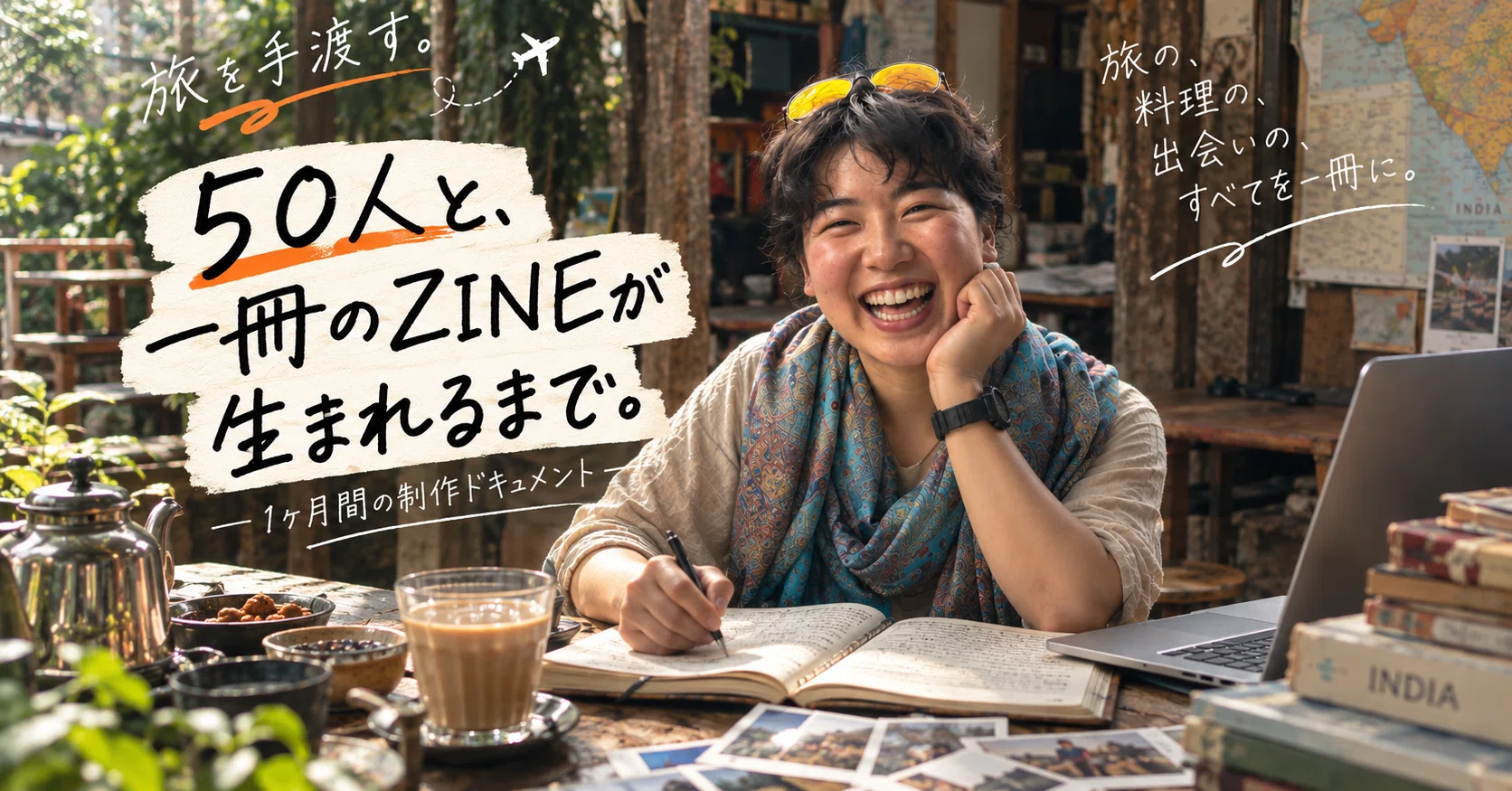 1年半、10カ国29家庭。旅の記憶を、50人と一冊のZINEにする。｜おーちゃん