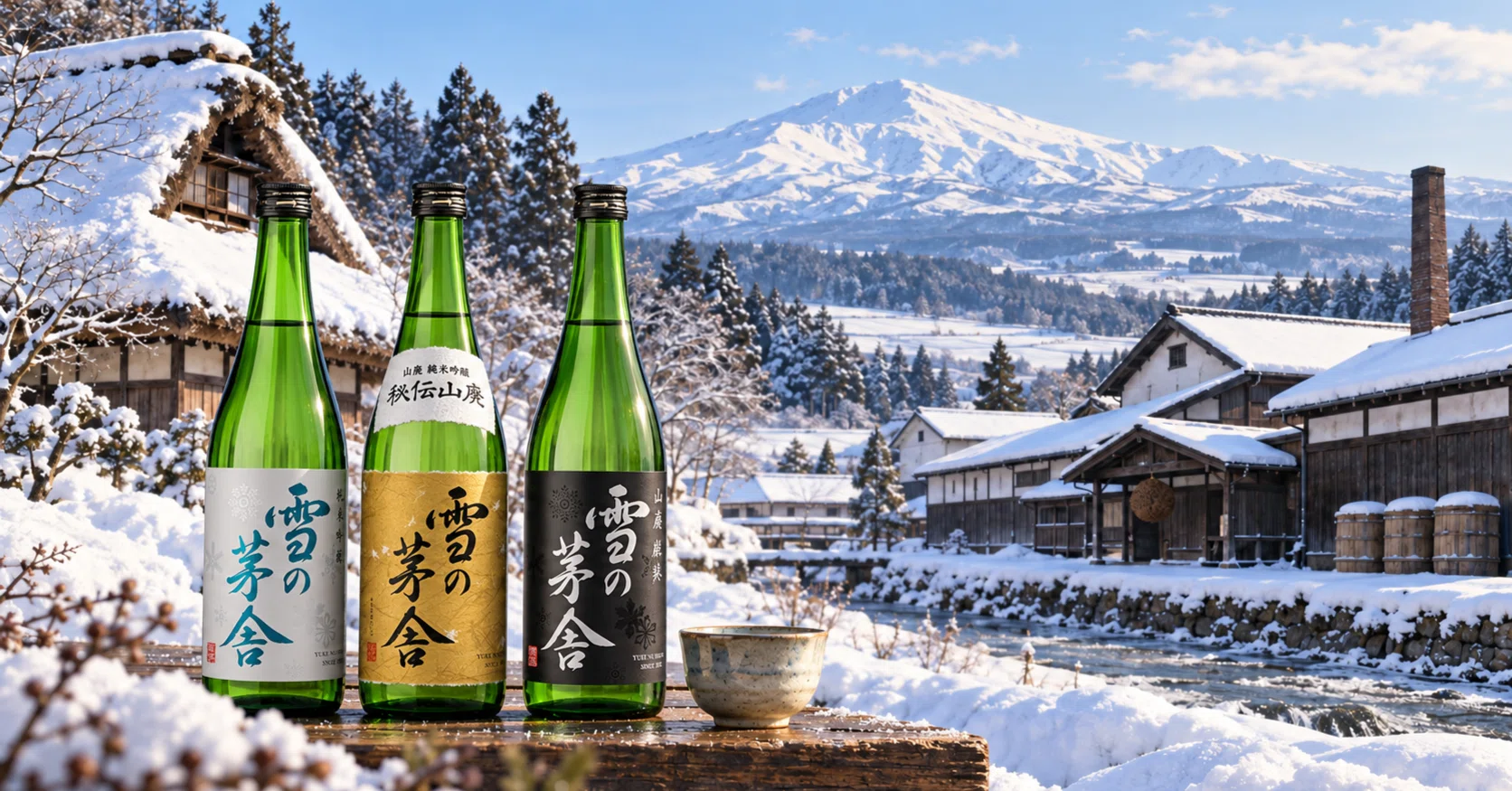 雪の茅舎――秋田の冬景色と、手を加えすぎない酒造り｜高城幸司