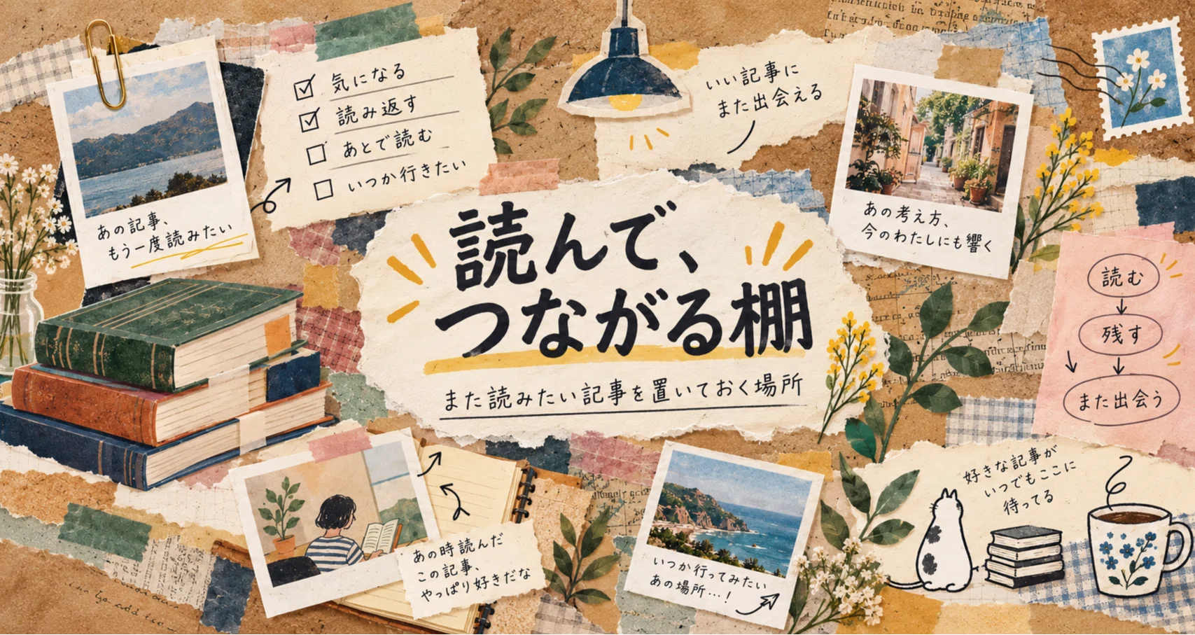 読んで、つながる棚｜長谷川聡｜Conet｜note