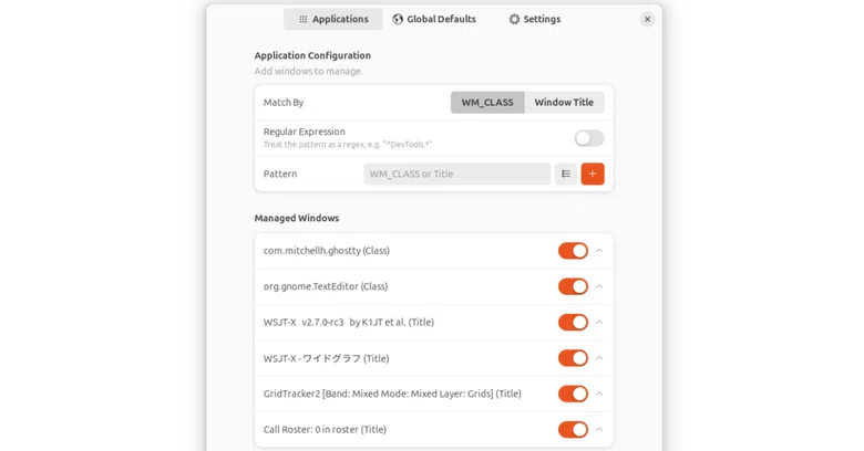 WSJT-X Window Position Restoration Settings Using Deja Window｜meyon230 ...