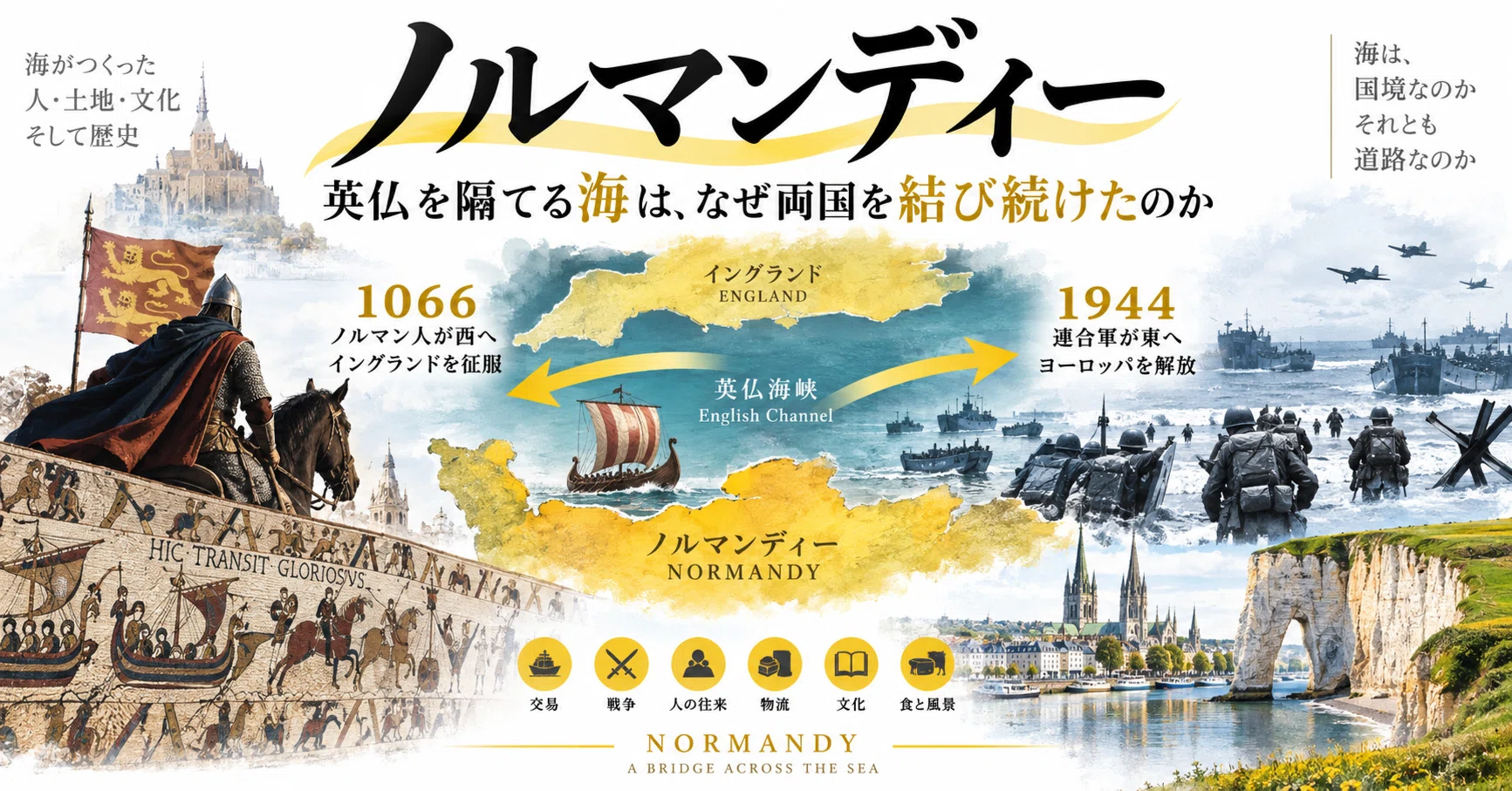 ノルマンディー｜世界を深掘り