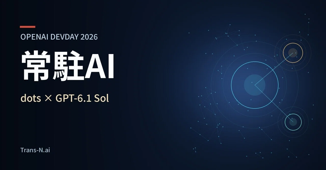 速報：OpenAIの24時間稼働エージェント「dots」が登場、月額500ドルの