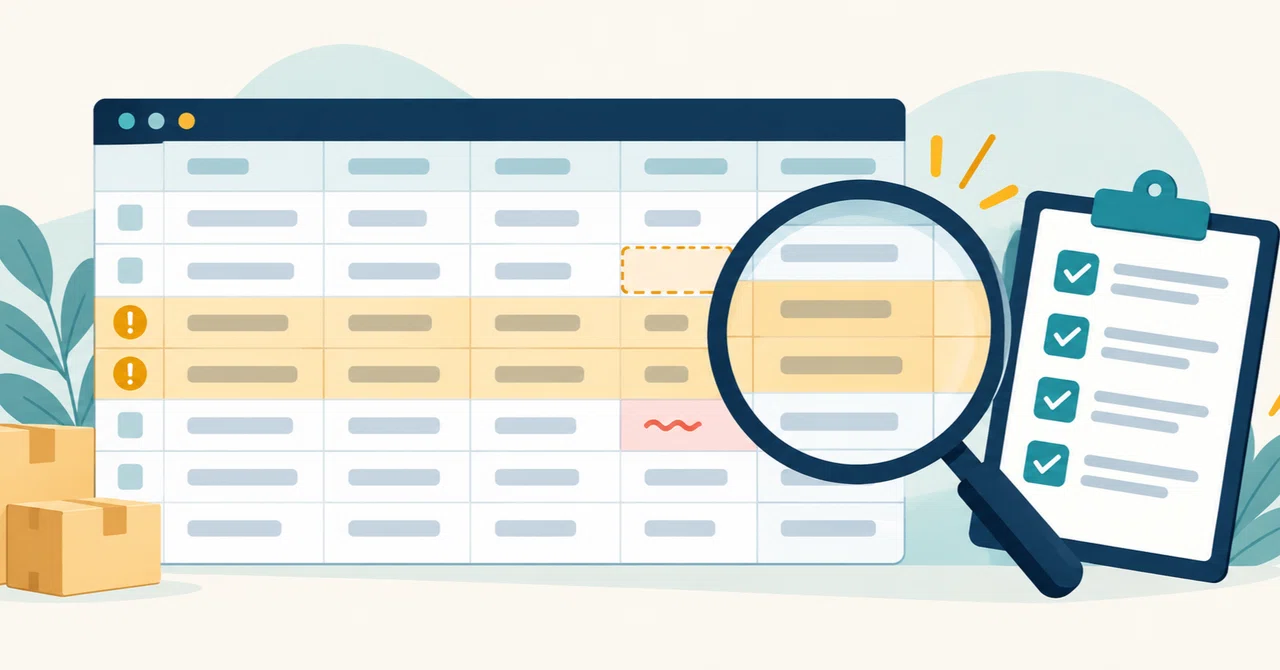 How to List Error Rows in Order CSVs: Checking for Duplicates and ...