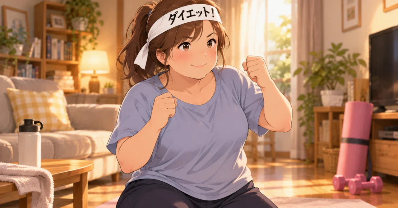 ダイエット208日目】体重81.6kg。急に「本気で痩せたい！」スイッチON