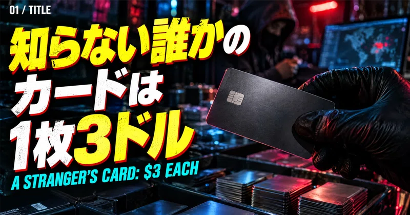 知らない誰かのカードは1枚3ドル｜盗品カードが並ぶ“商店街”を歩く