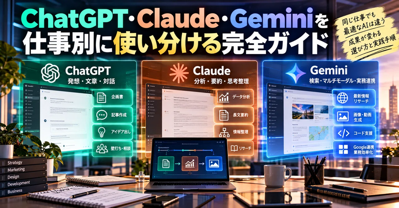 How to Use ChatGPT, Claude, and Gemini for Different Tasks | AI Tool ...