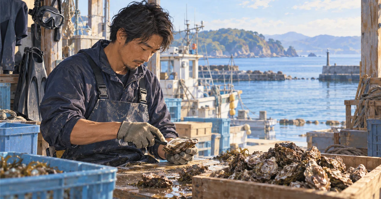 I want you to know about us who catch Noto's natural rock oysters ...