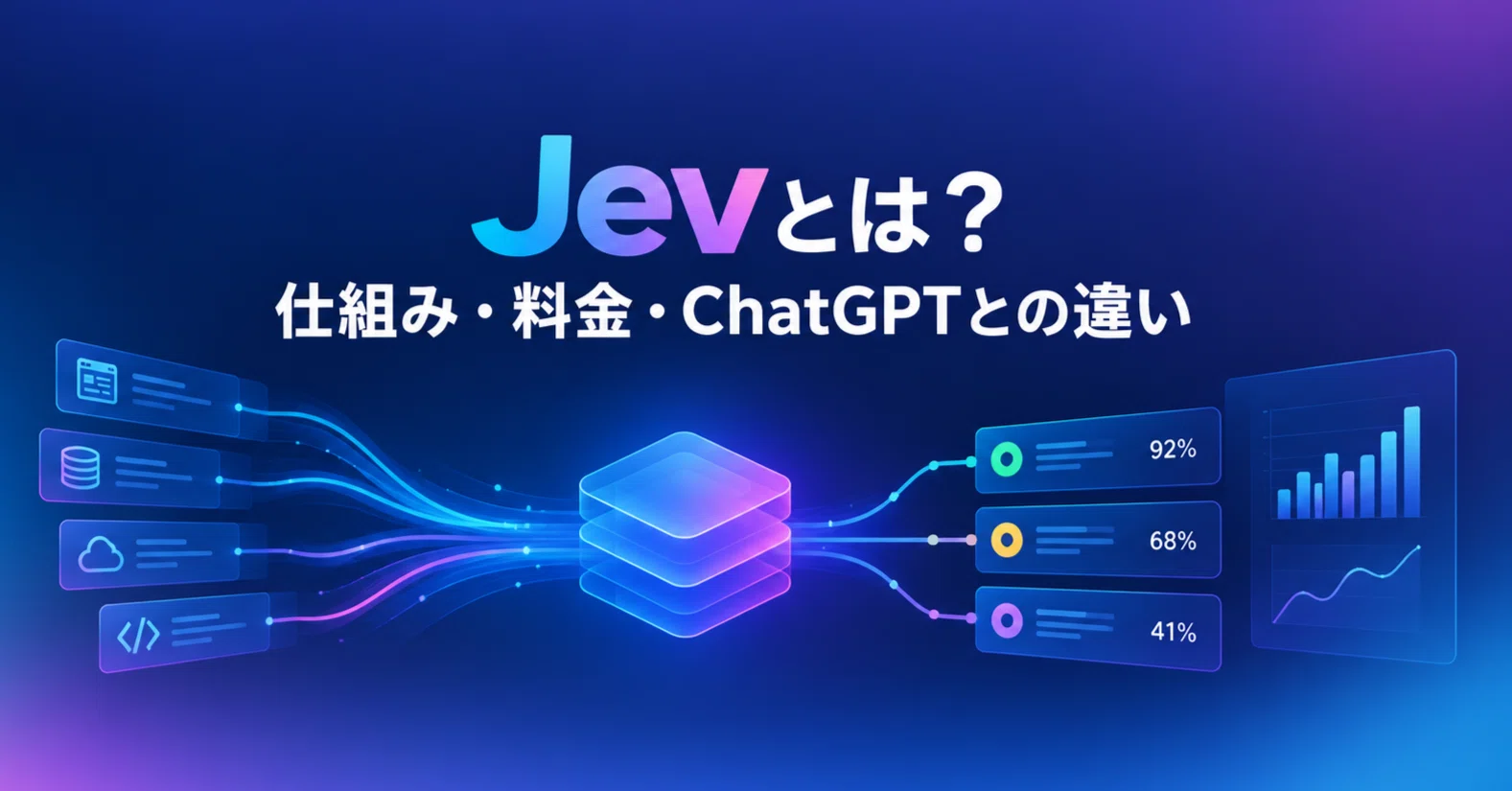 Jevとは？文章を書かない「判断特化AI」の仕組み・料金・ChatGPTとの