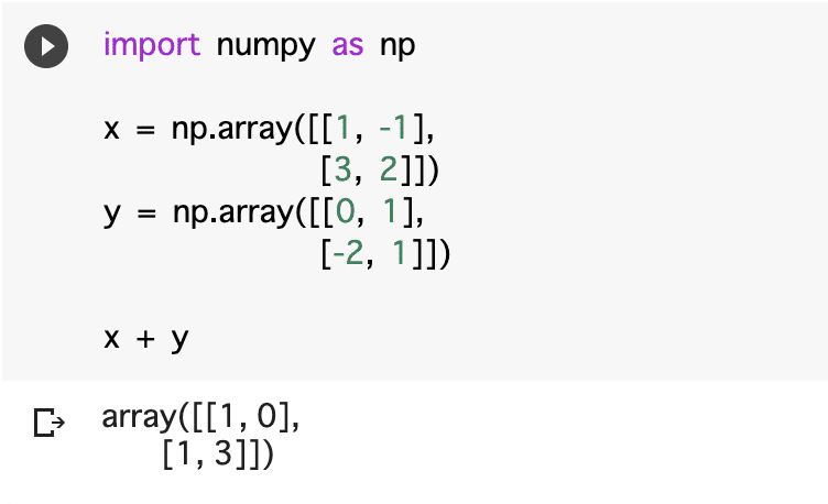 Python 配列の基本計算 黒猫ほむほむ Note