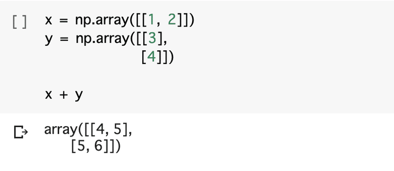 Python 配列の基本計算 黒猫ほむほむ Note
