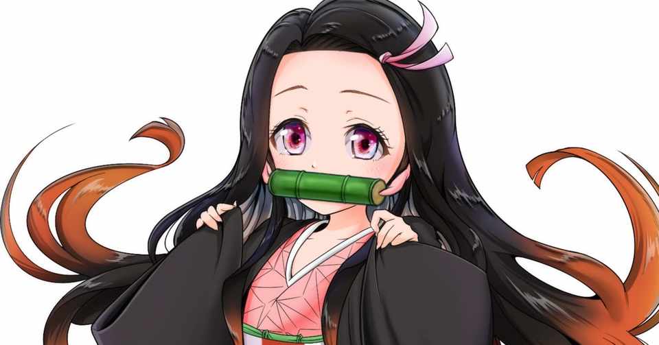 鬼滅の刃 竈門禰豆子イラストメイキング 英 Note