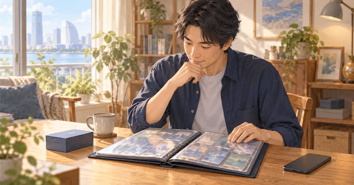 Trading cards left in files: How much should you organize before asking ...
