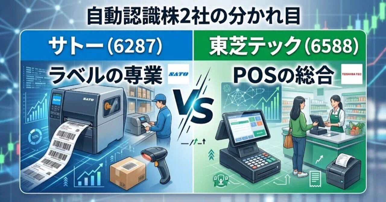 SATO (6287) vs. Toshiba Tec (6588) — Specialized Labeling or