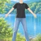木湖 montagne