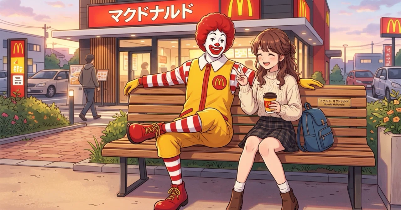 マクドナルドのおじさん！？｜高崎すずか