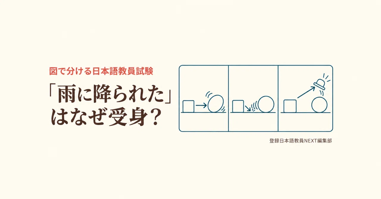 Why is 'Ame ni furareta' (I was rained on) passive? Understanding ...