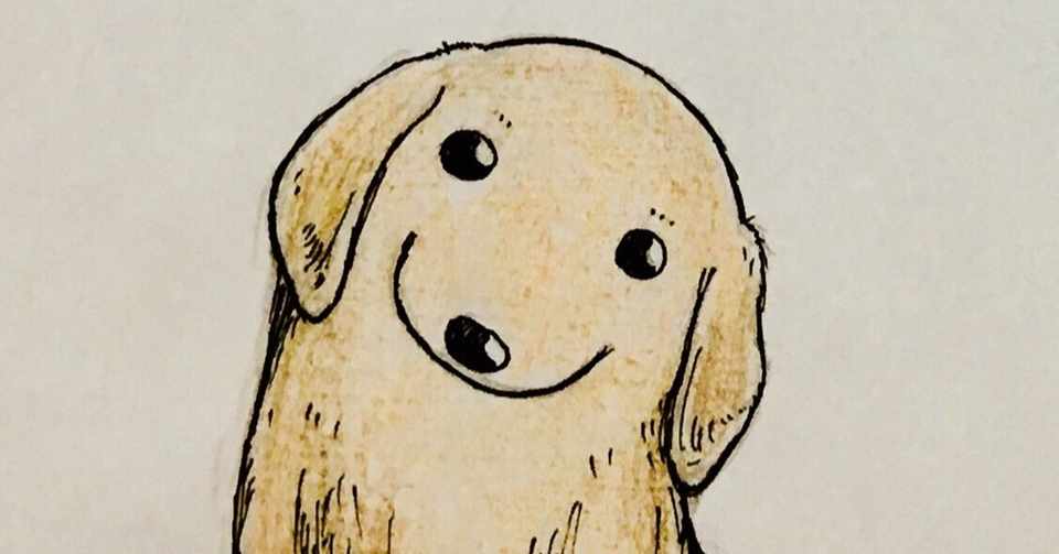 うちの犬の1コマ イラスト わそらり Note