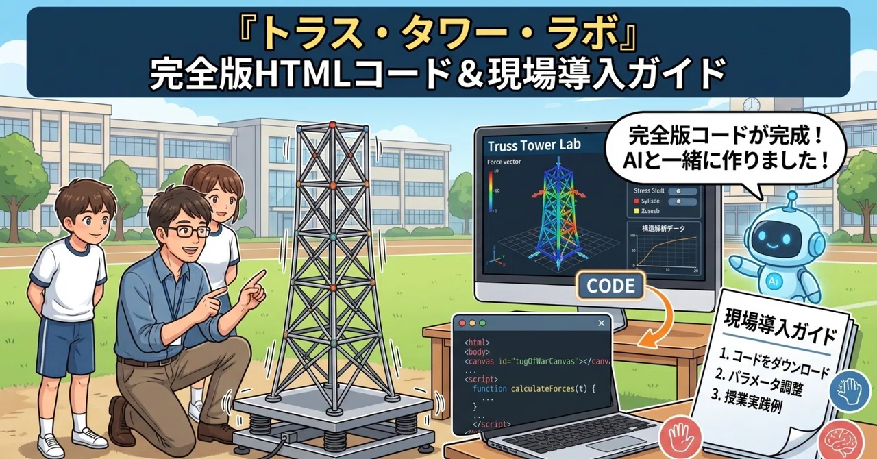 Truss Tower Lab: Complete HTML Code & Field Implementation Guide｜カケル ...