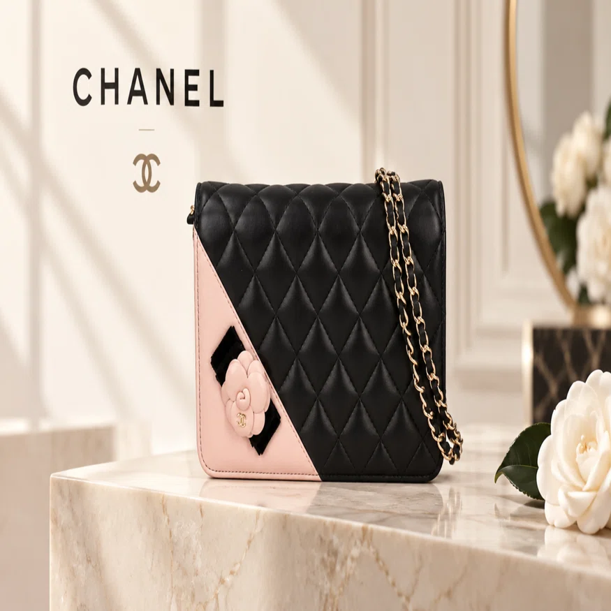 黒×ピンクが、なぜこんなに可愛い？」CHANELカメリアバッグが大人の