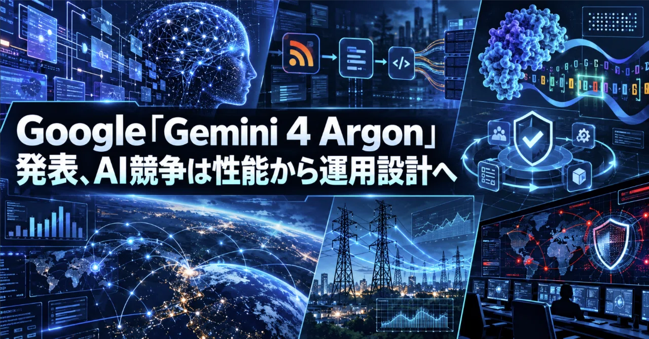 Google Announces 'Gemini 4 Argon', AI Competition Shifts from ...
