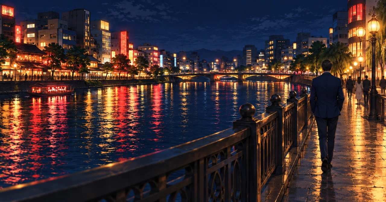 Chapter 2: The Man Who Doesn't Want to Leave - The Woman of Nakasu｜夕凪しん