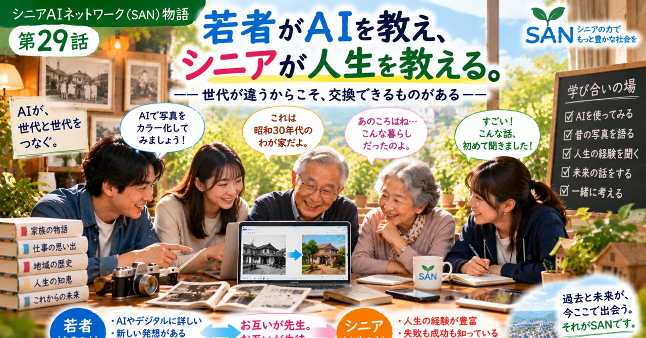 SAN Story Episode 29 | Young people teach AI, seniors teach life.｜san