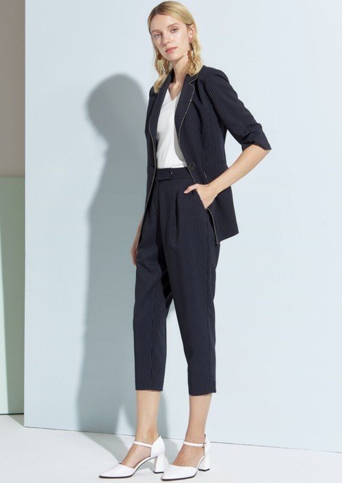 レディースセットアップスーツストライプ おすすめアイテム Fashionbomy Note