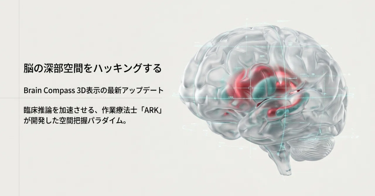 立体表示で、脳を切って中を見られるようにしました。脳ラボ〜Brain