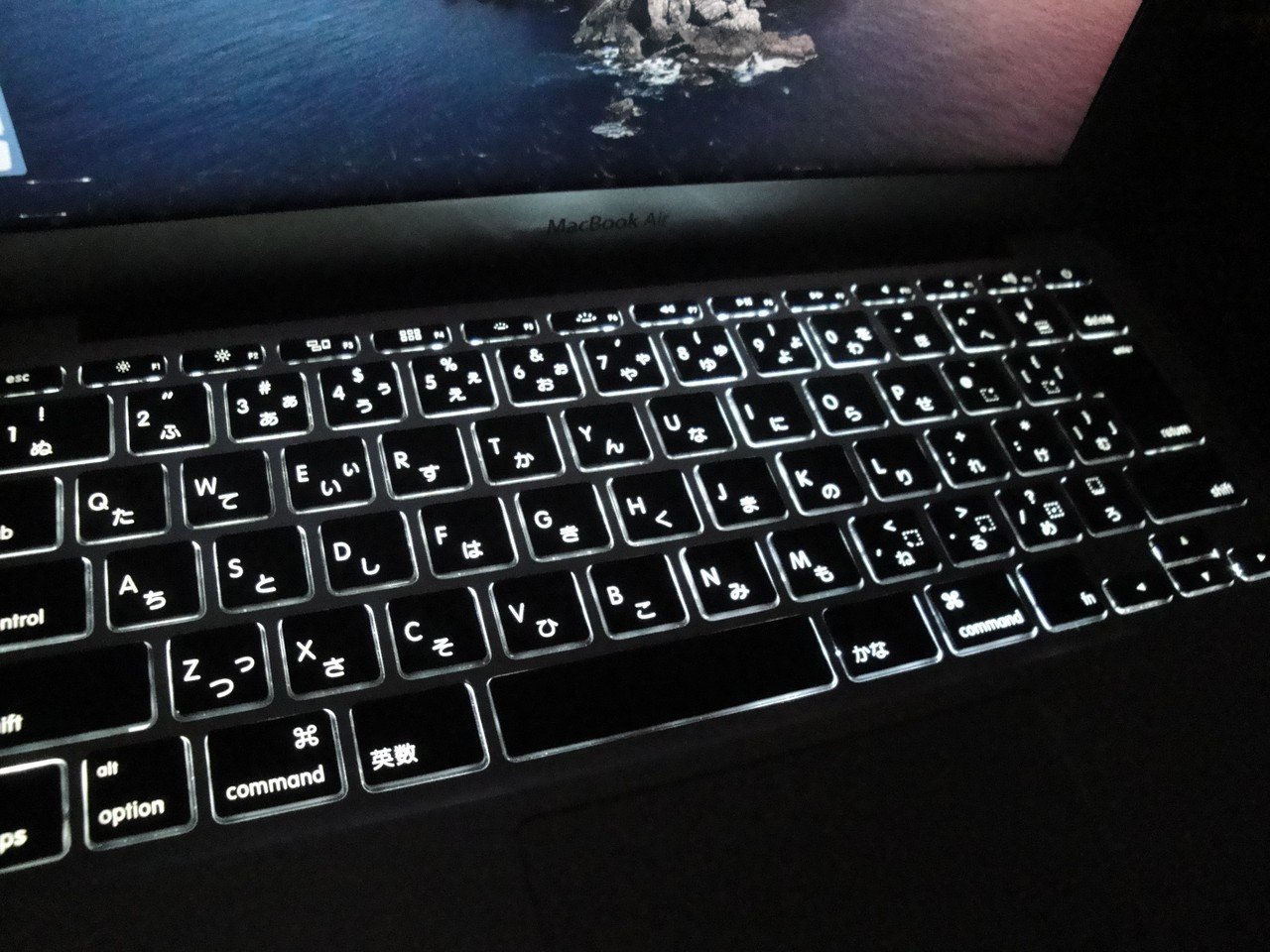 Macbook Airのキーボードバックライトを黄色くした話 前サイトからの移行 Pc Alpha Note