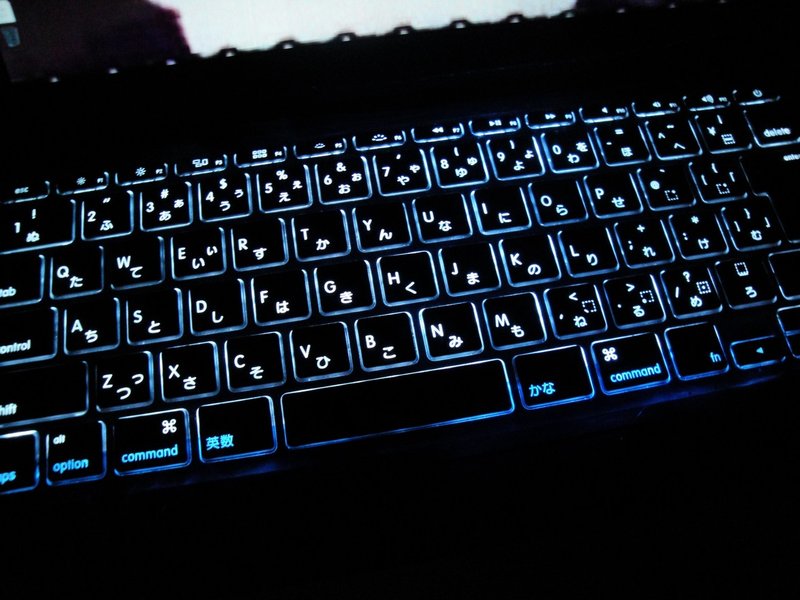 Macbook Airのキーボードバックライトを黄色くした話 前サイトからの移行 Pc Alpha Note