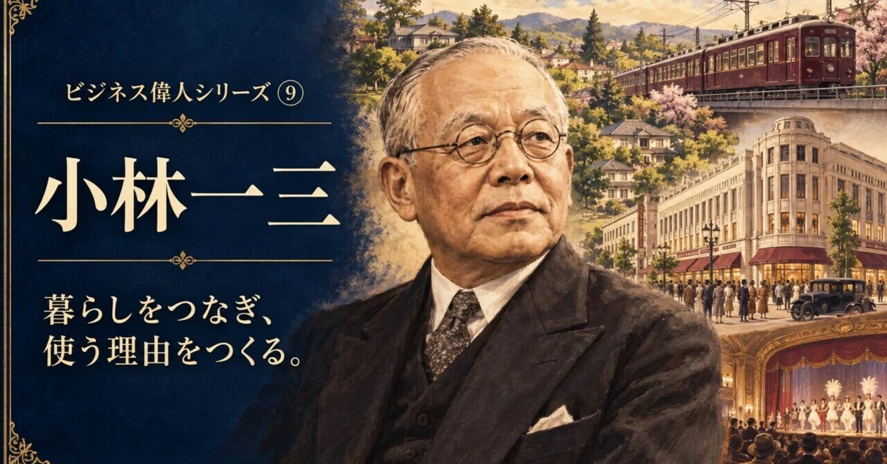 ビジネス偉人シリーズ⑨ 小林一三――「売れない」と嘆く前に、使う理由