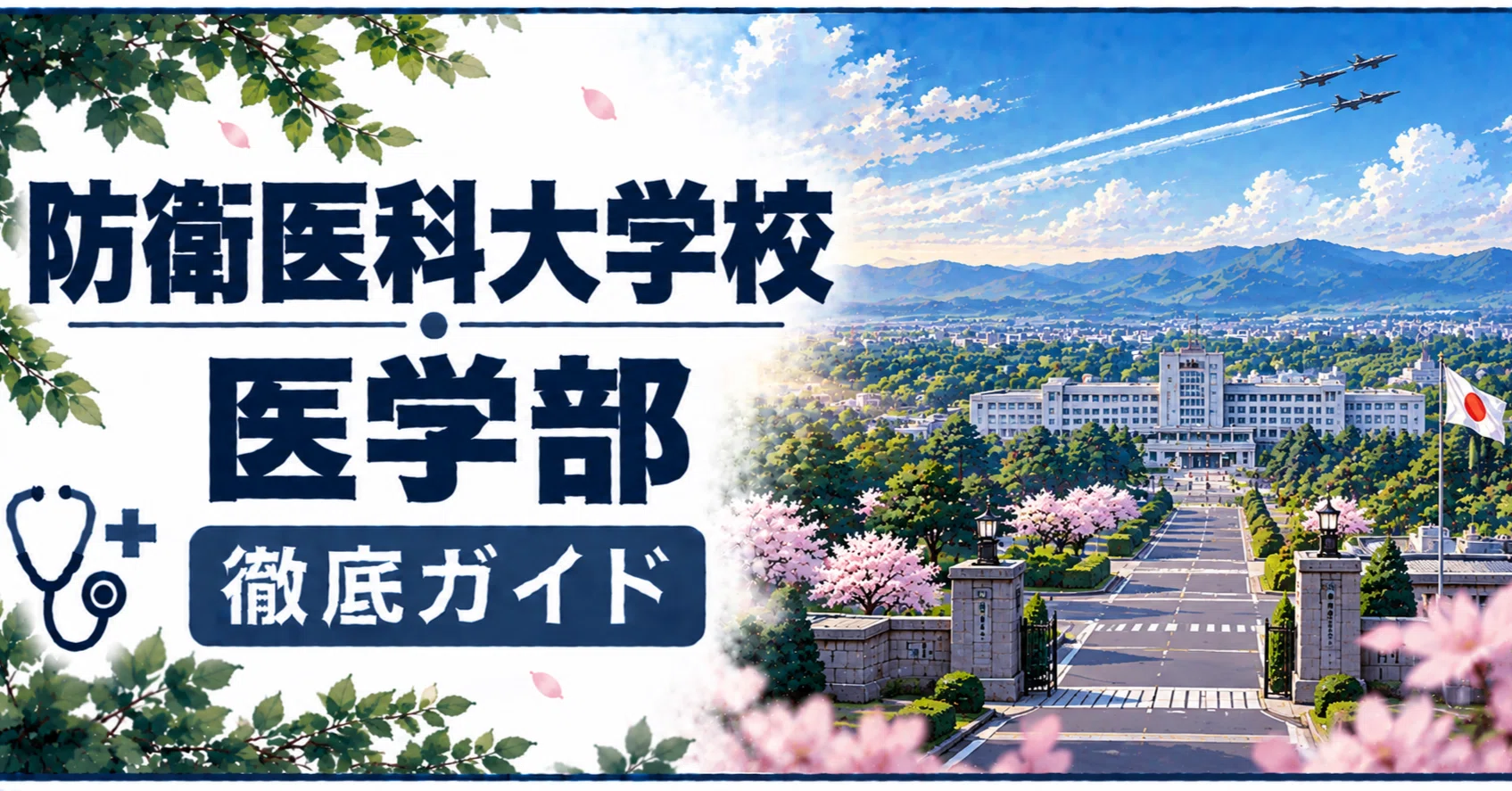 防衛医科大学校 医学部 日本一詳しい徹底ガイド 偏差値 学費 進級 留年
