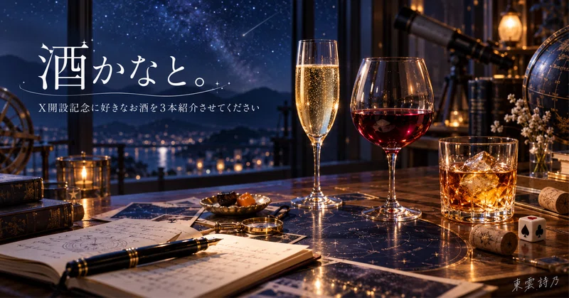 「酒かなと。」X開設記念に好きなお酒を3本紹介させてください