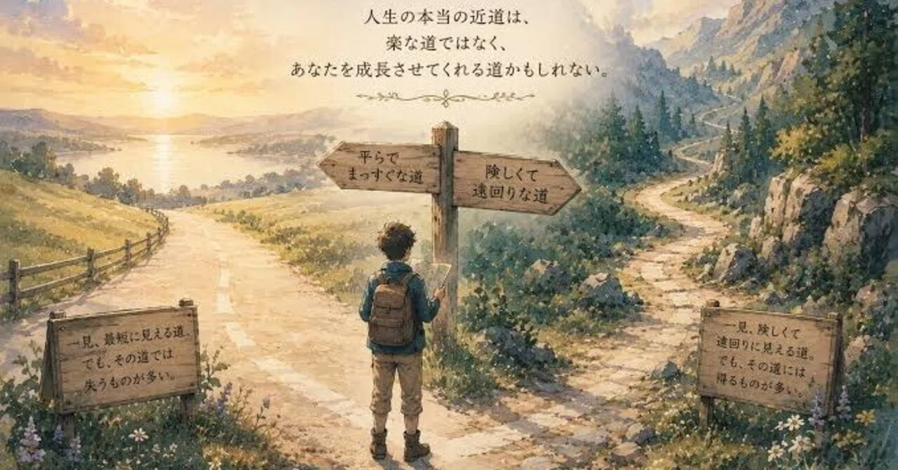 The path that looks like a detour is often the shortest way｜TokuP
