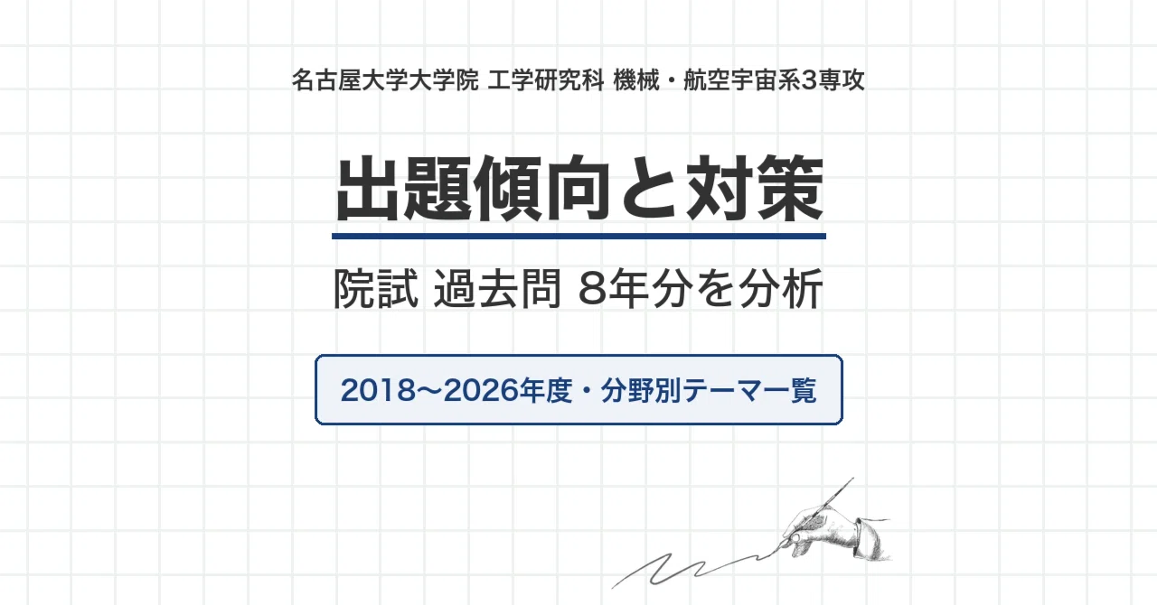 Nagoya University Graduate School Entrance Exam: Trends and ...