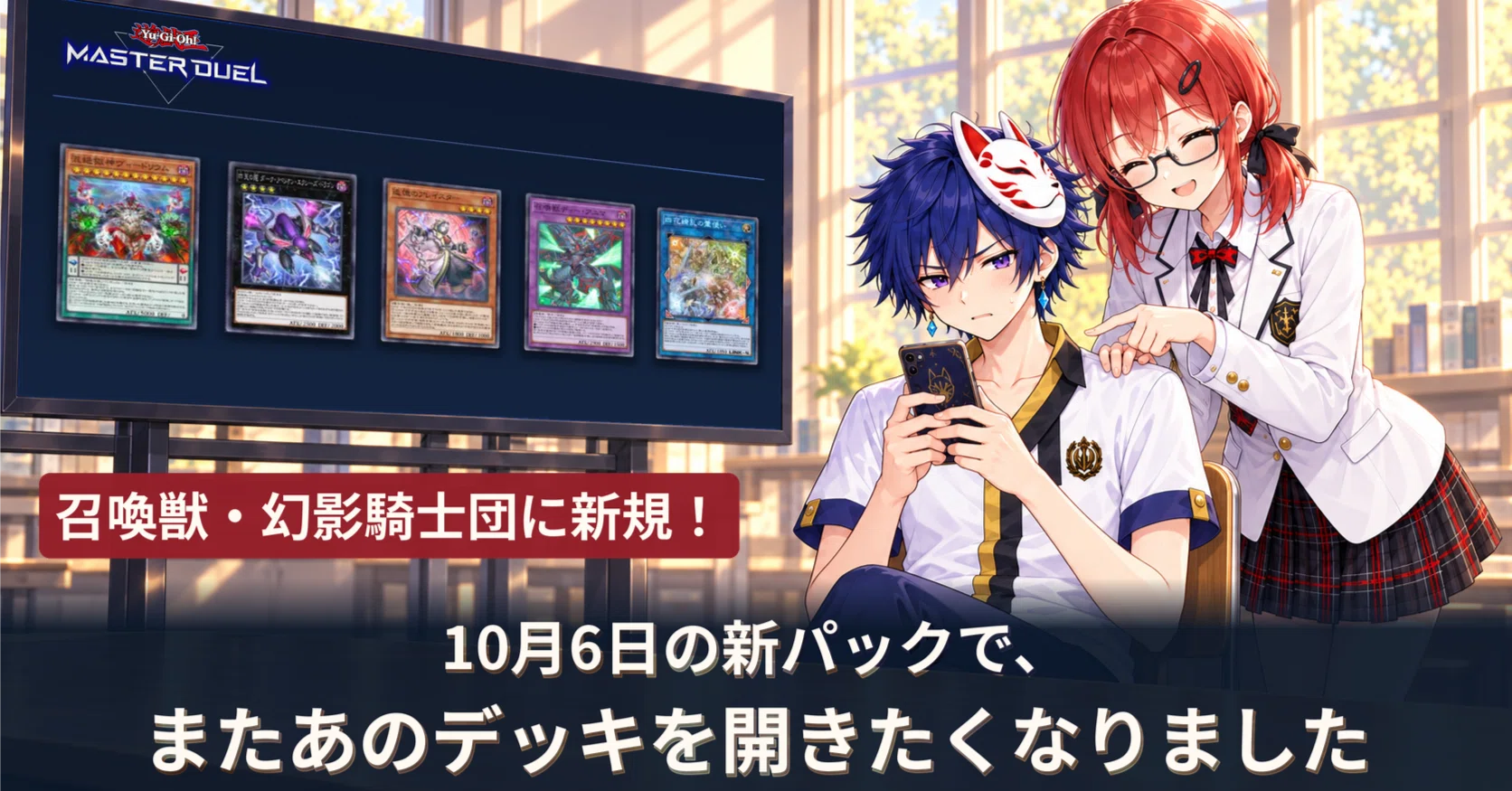 マスターデュエル】召喚獣・幻影騎士団に新規！10月6日の新パックで