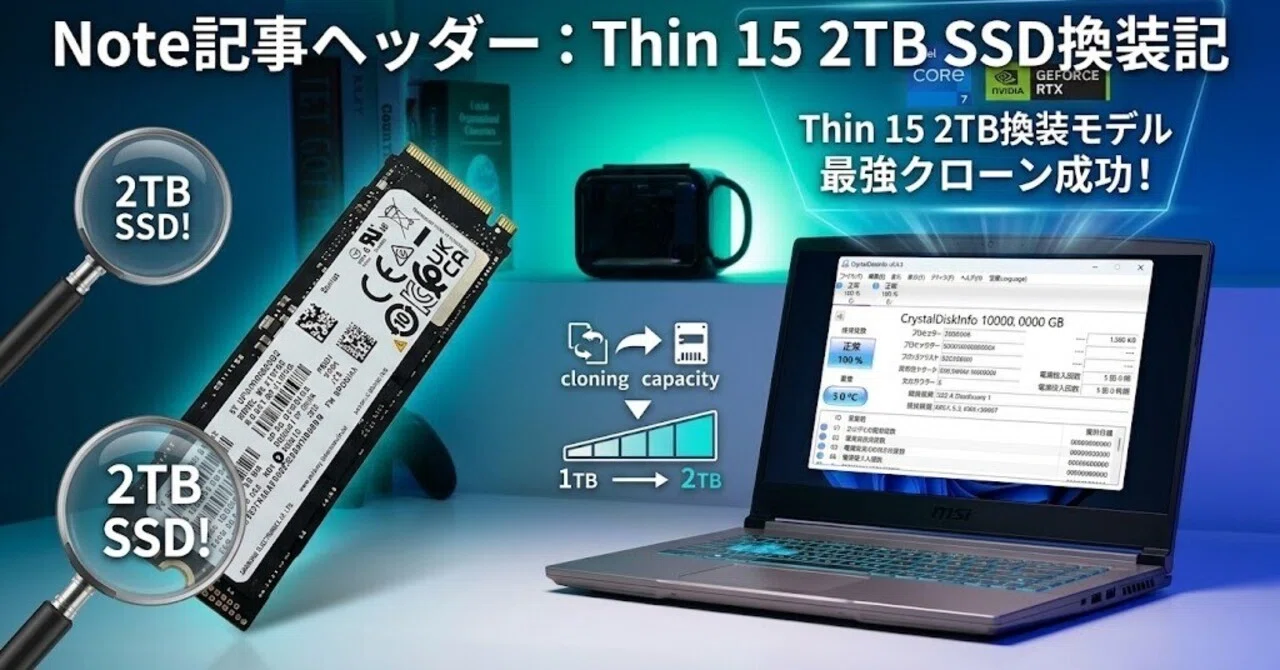 2TB SSDが高すぎる。SSD高騰にどう対応したか？ 中古を探した結果