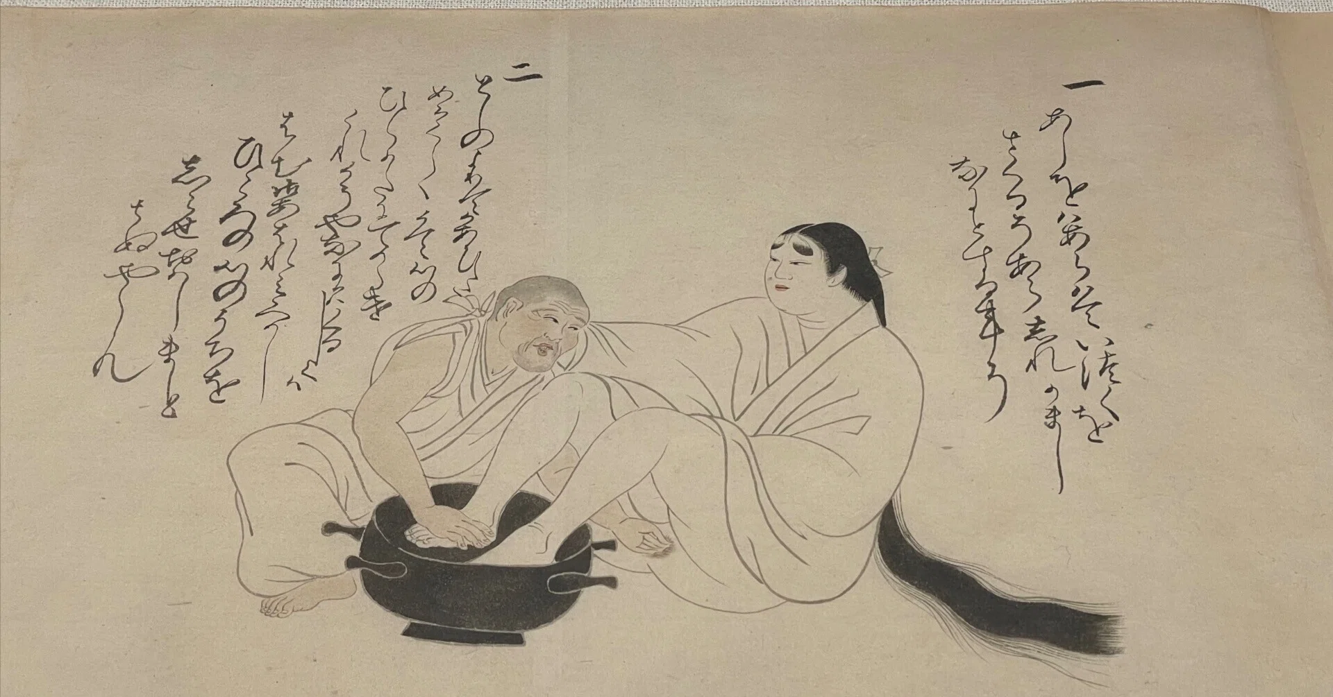 幻の男色春画が公開中！鎌倉時代の元祖BL。主役は、お坊さんと稚児