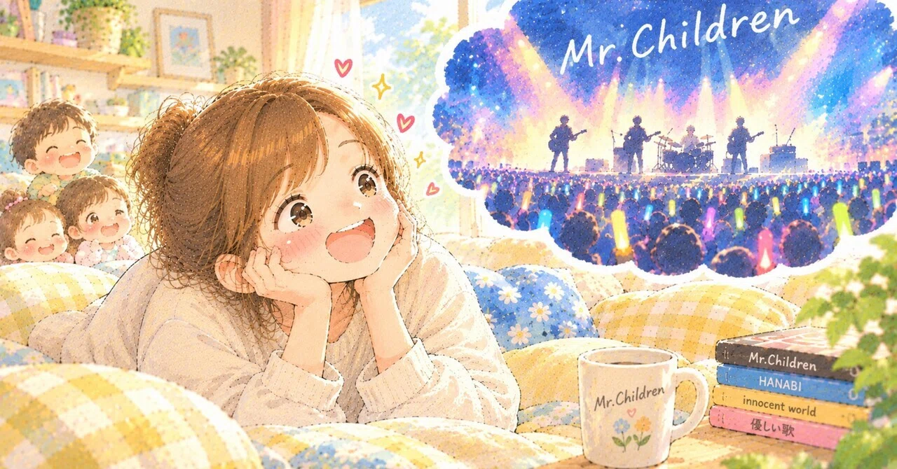 とにかくミスチルのライブに行きたいんだ。