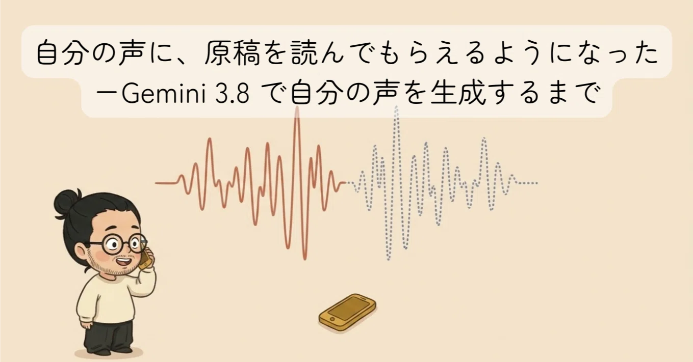 ®️ ※コメント必読　送料分 自分の声に、原稿を読んでもらえるようになった ーGemini 3.8 で自分の