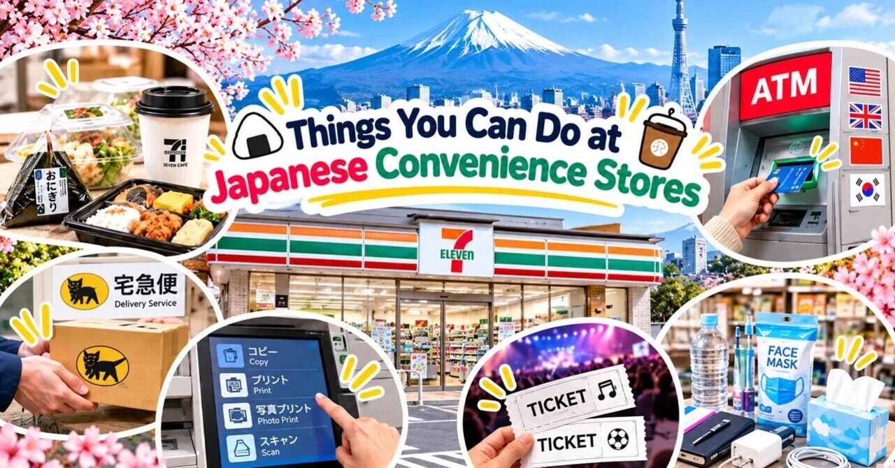 6 Useful Things You Can Do at Japanese Convenience Stores｜Japan in Notes