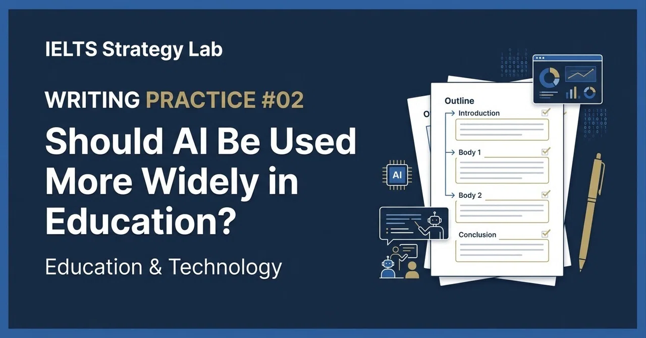 10/27 IELTS Writing Practice #02 | Should AI Be Used More Widely in ...