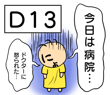 妊活9 D13 卵胞チェック にょんぺい Note