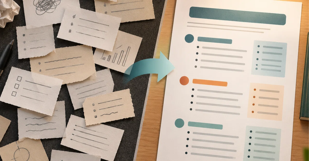 Examples of converting a list of tasks into a coherent narrative｜D｜ひとり ...